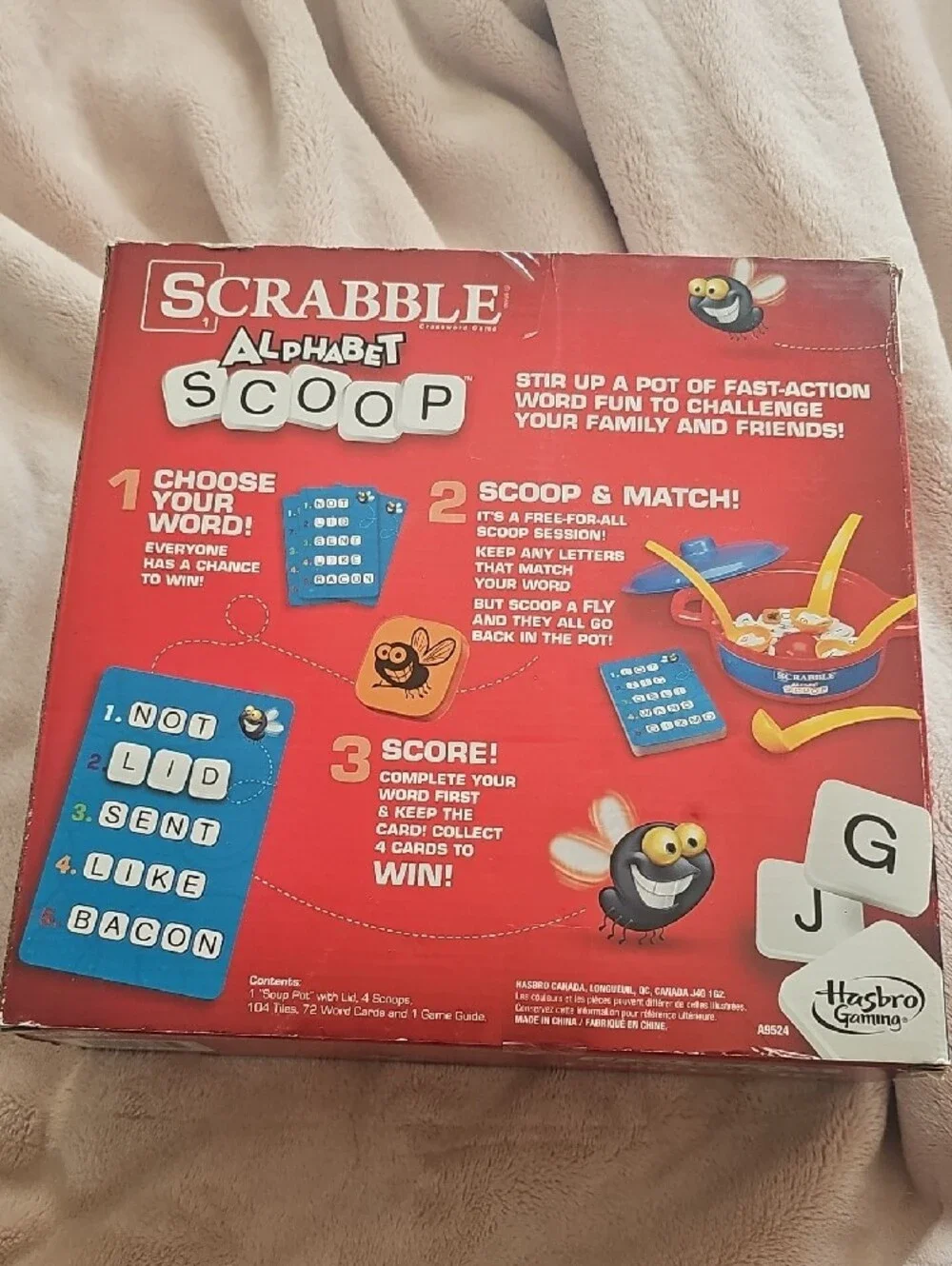 Scrabble Alphabet Scoop Kids Word Game